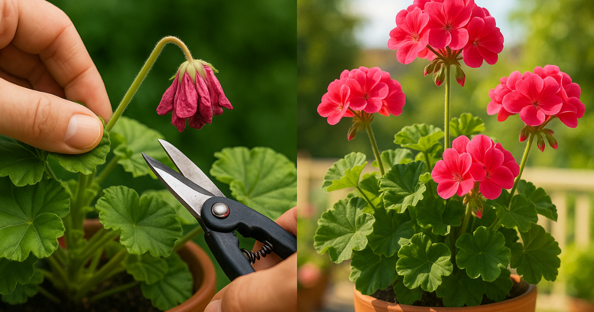 How to Deadhead Geraniums for Endless Summer Flowers - Garden Beds