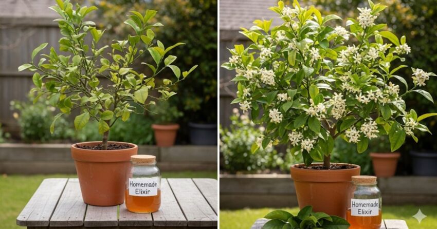 Make Your Lemon Tree Bloom All Year with This Homemade Elixir - Garden Beds